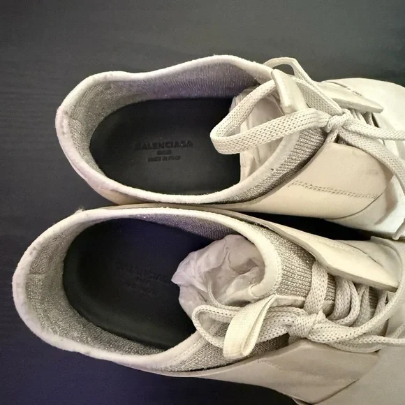 Balenciaga 2024 Race Runner Sport Sneakers Neoprene Mesh Sneakers 39 9 - Picture 10 of 10